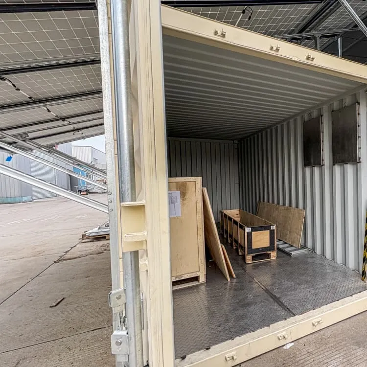 User-side photovoltaic energy storage container base station